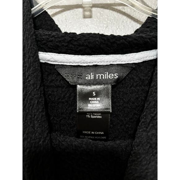 ALI MILES Black and White 3/4 Length Sleeve Top Size S - Picture 3 of 7